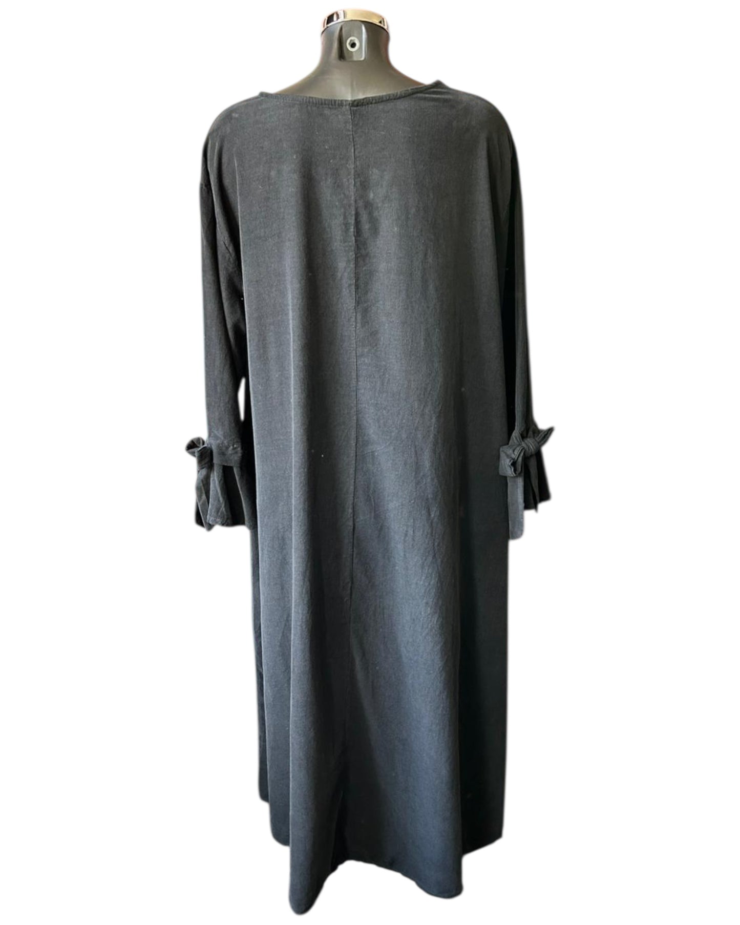 Iris corduroy relaxed fit dress - Black
