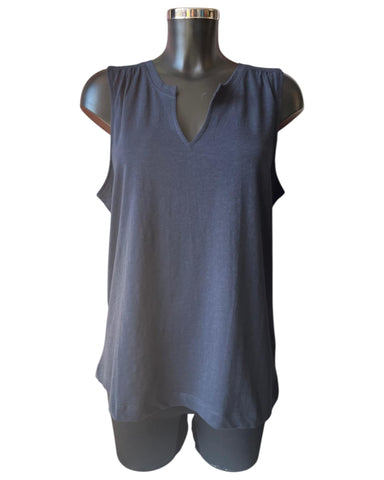 Foil great investment vest top - True Navy