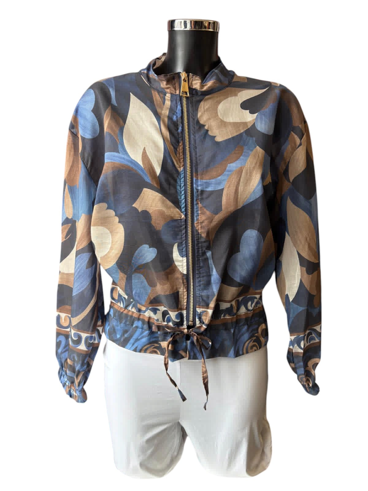Alice wave lightweight bomber jacket - Navy