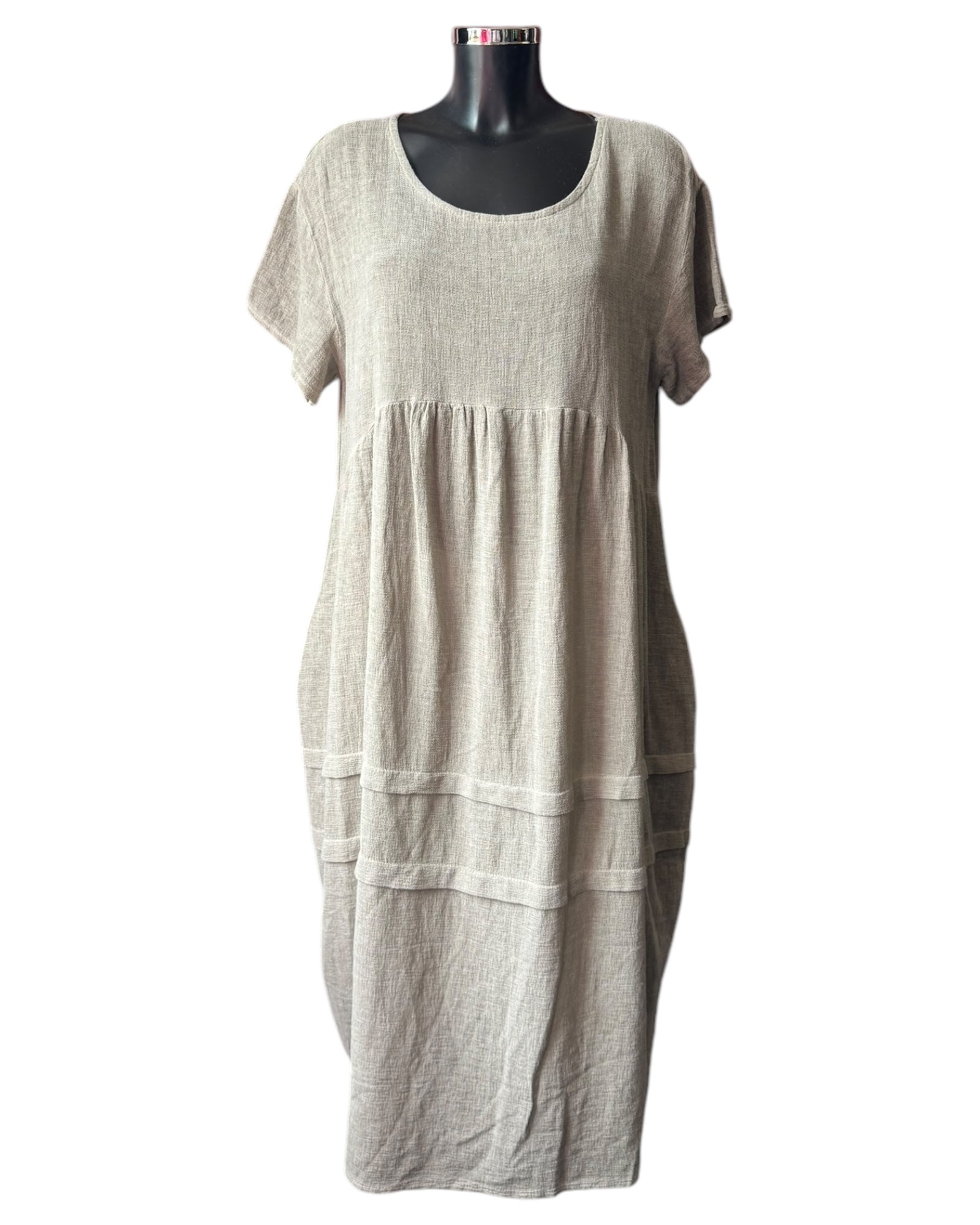 Casey range balloon dress - Mocha