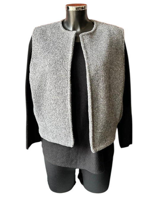 Mila wool feel waistcoat - Grey