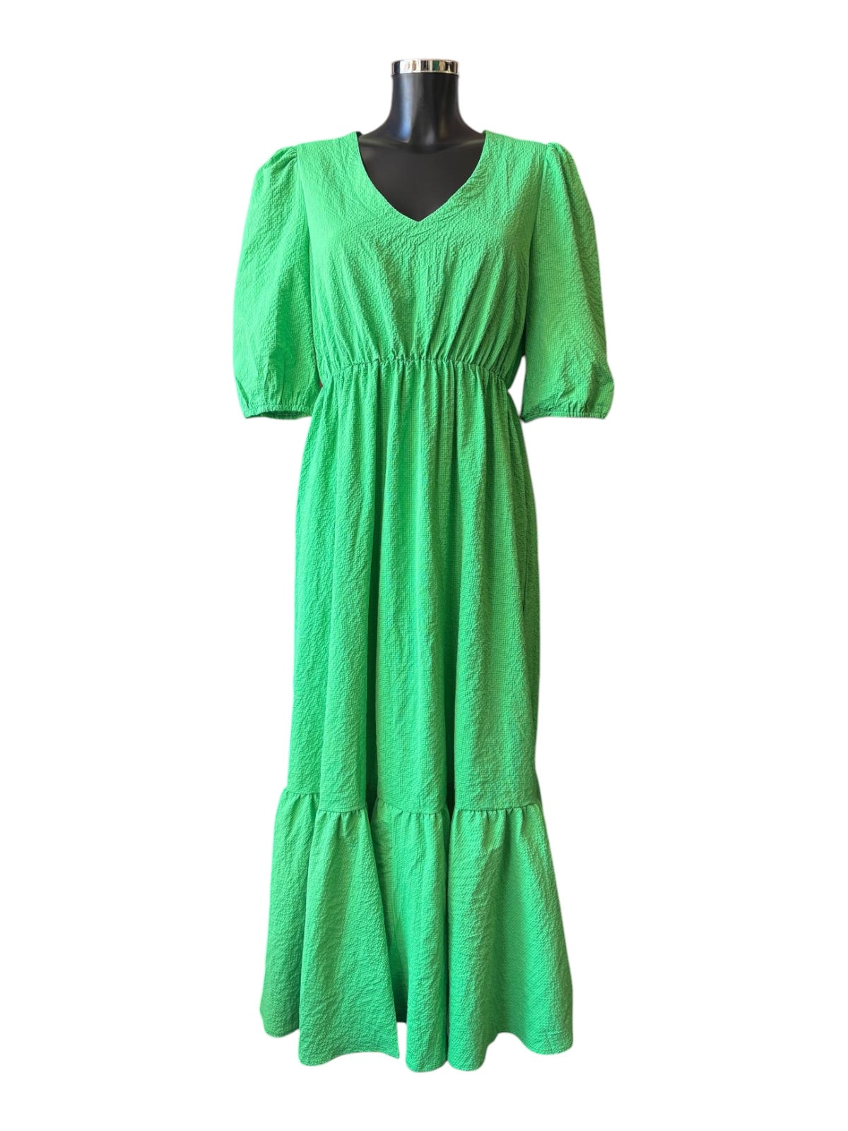 Maisie v neck midaxi dress - Green