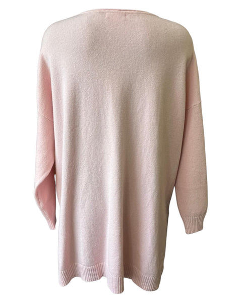 Maggie single cable button side jumper - Pink