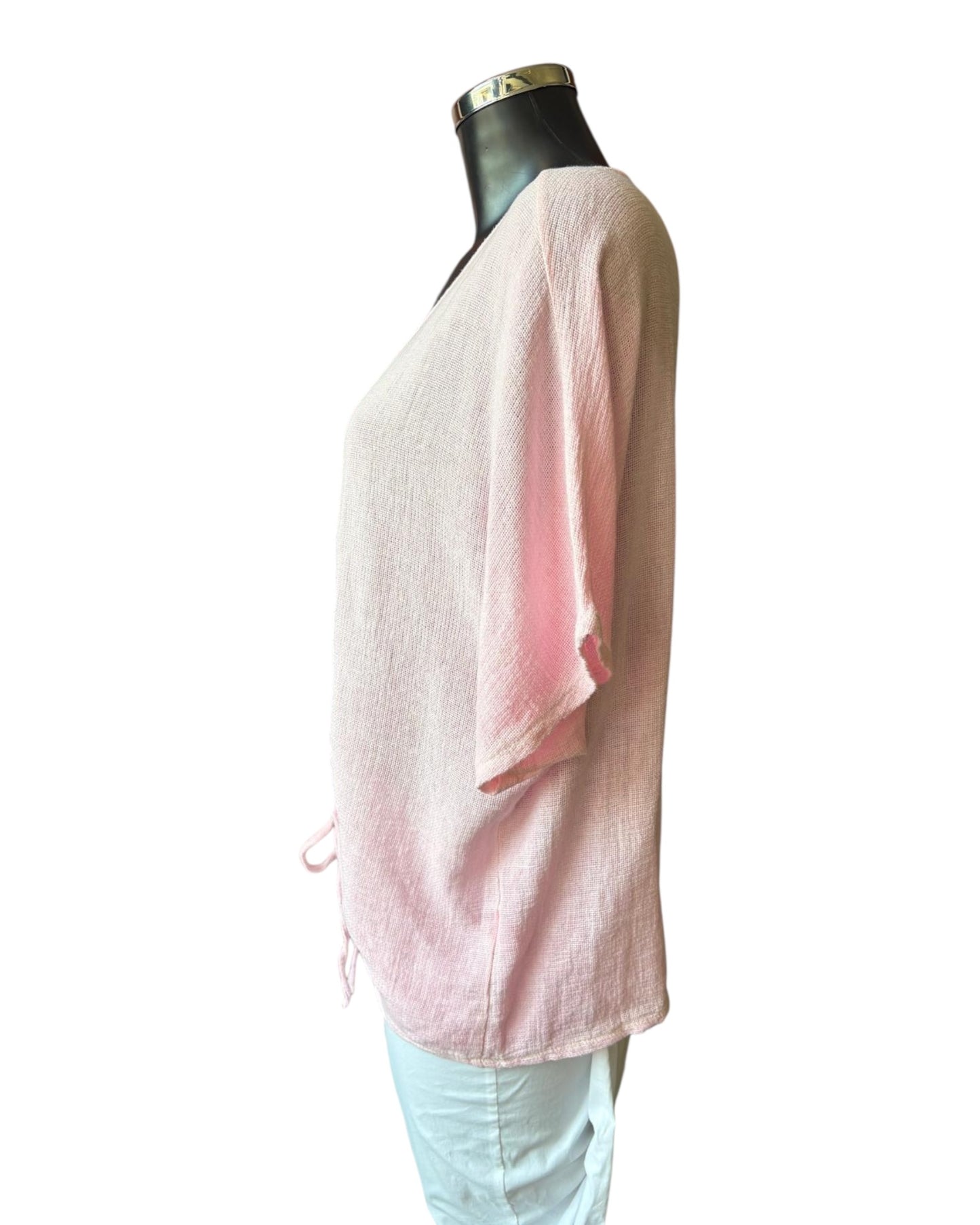 Casey range ruched front top - Pink