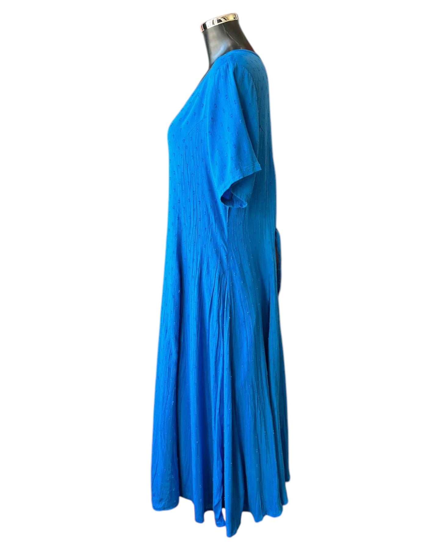 Orientique Dobey godet dress - Electric Blue