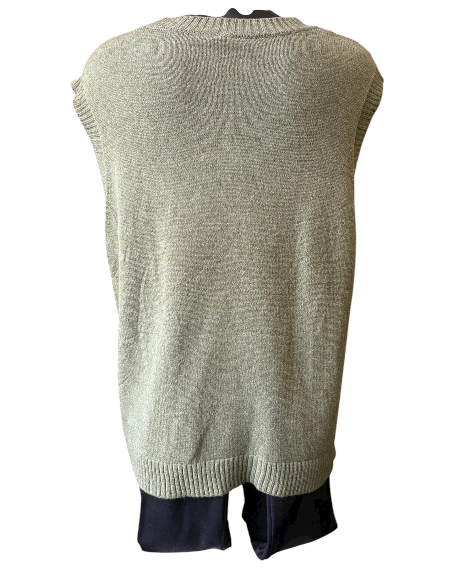 Macey soft knit tank top sweater - Khaki