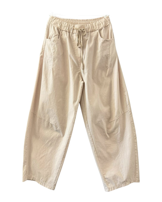 Aria super stretchy barrel leg trousers - Pink