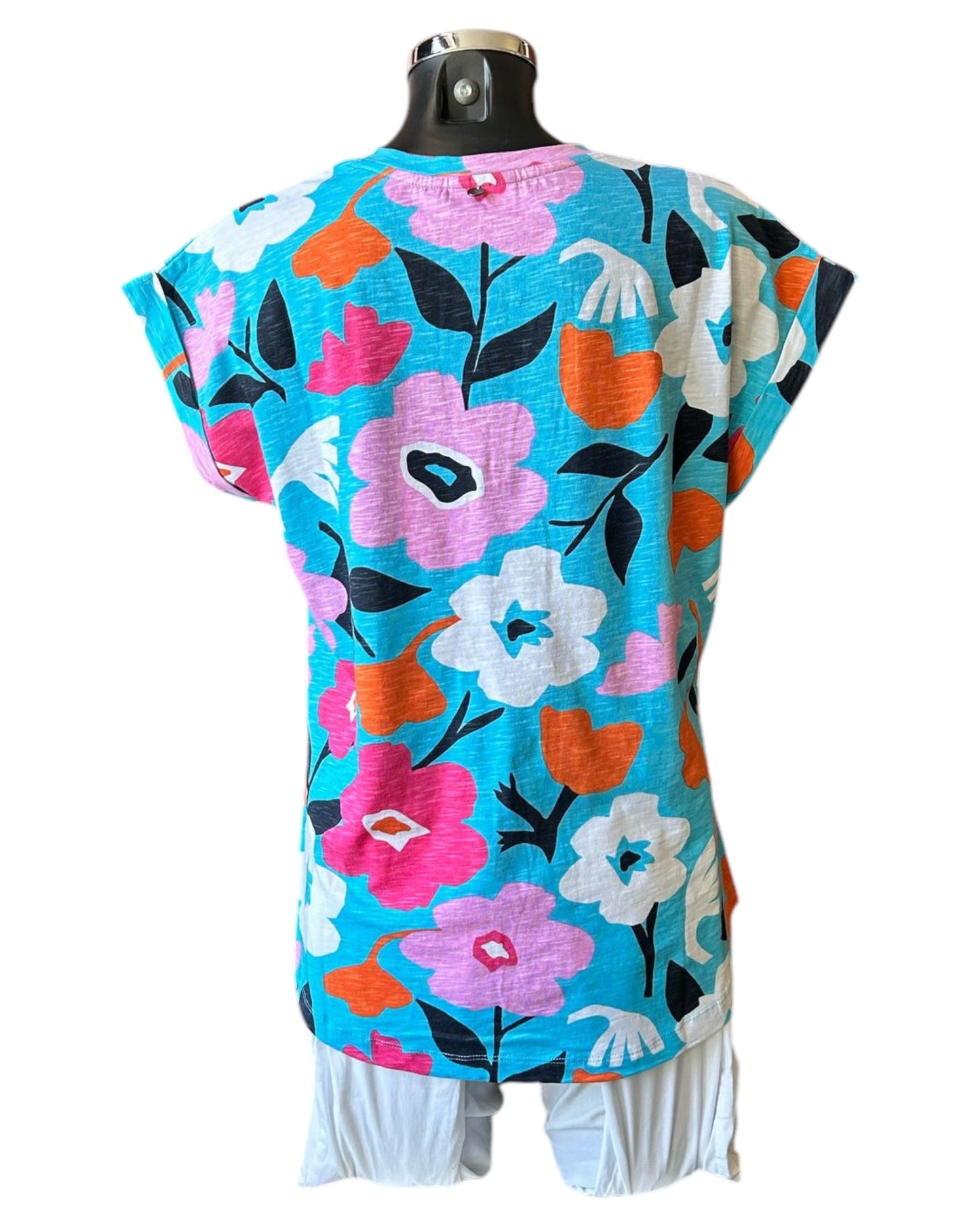 Foil roll play t-shirt - Bold blooms