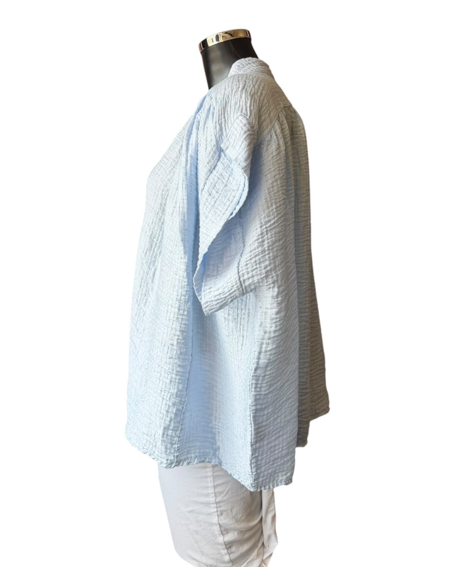 Monica floaty top - blue
