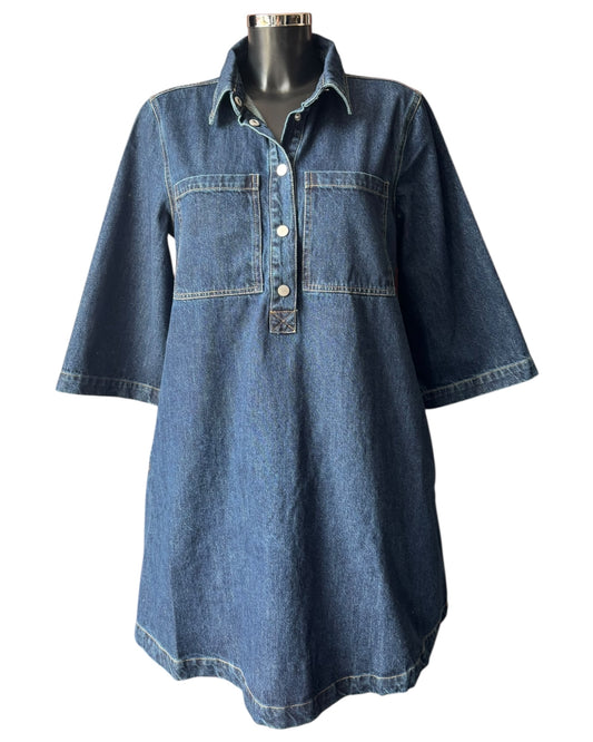 BYoung Lukan denim tunic dress