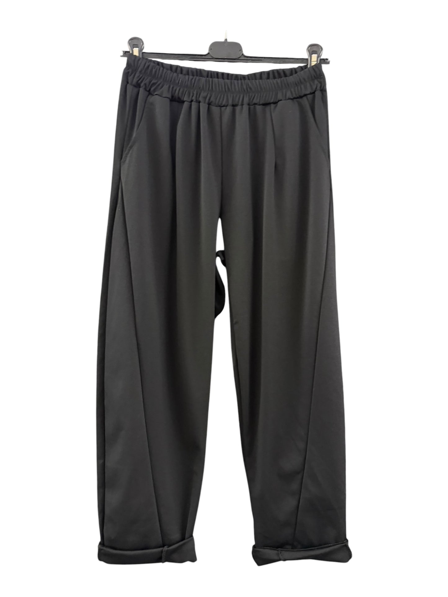 Priya jersey balloon trousers - Black