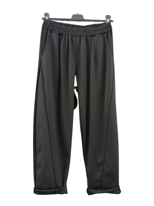 Priya jersey balloon trousers - Black