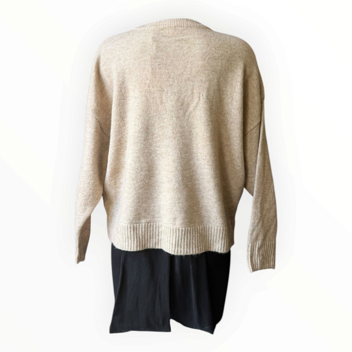 Claire soft knit cardigan - Taupe