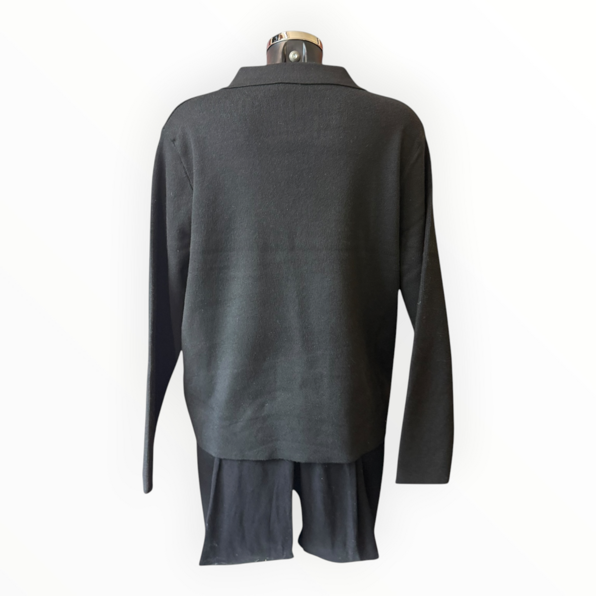 Eden collared jumper - Black