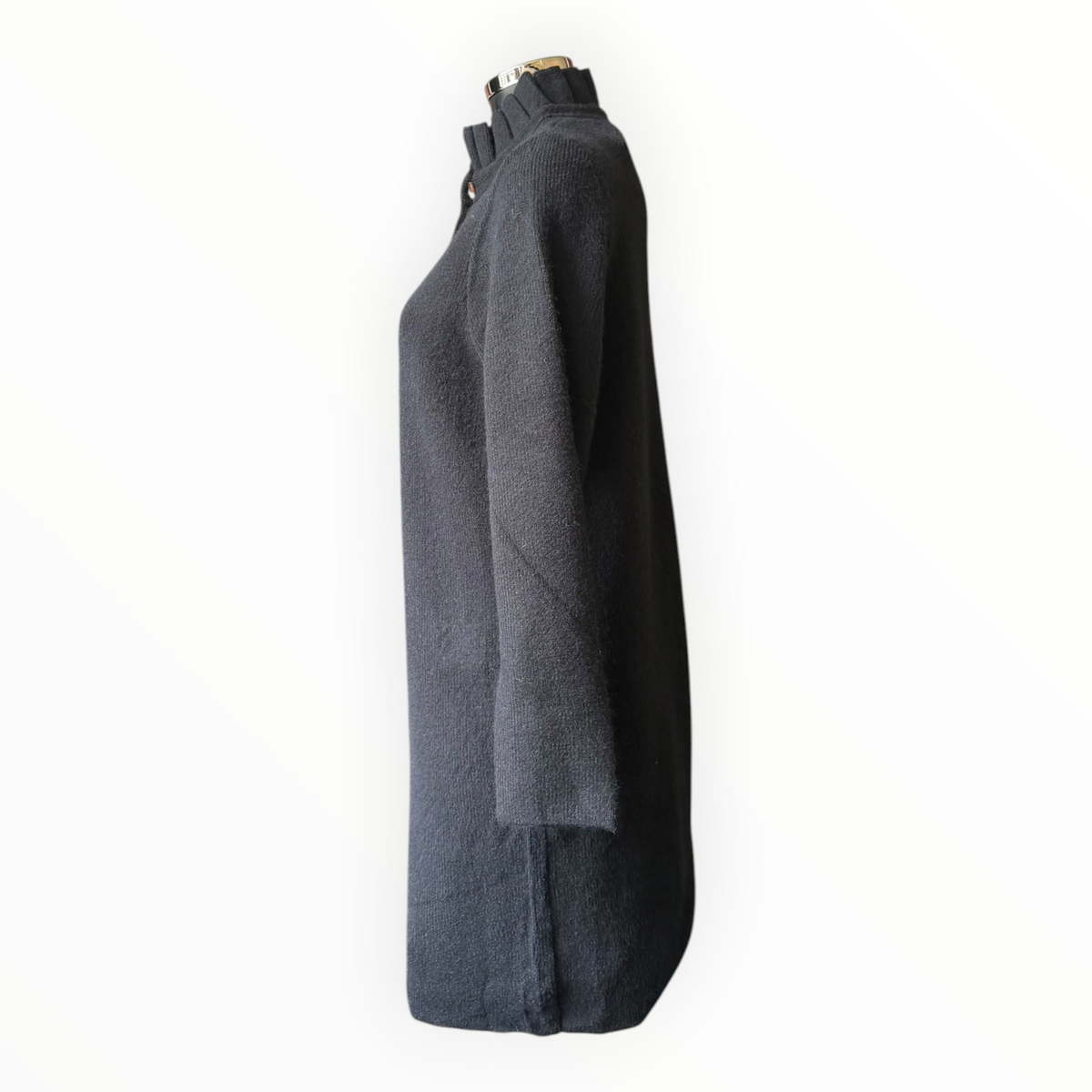 Fern knitted jumper dress - Black