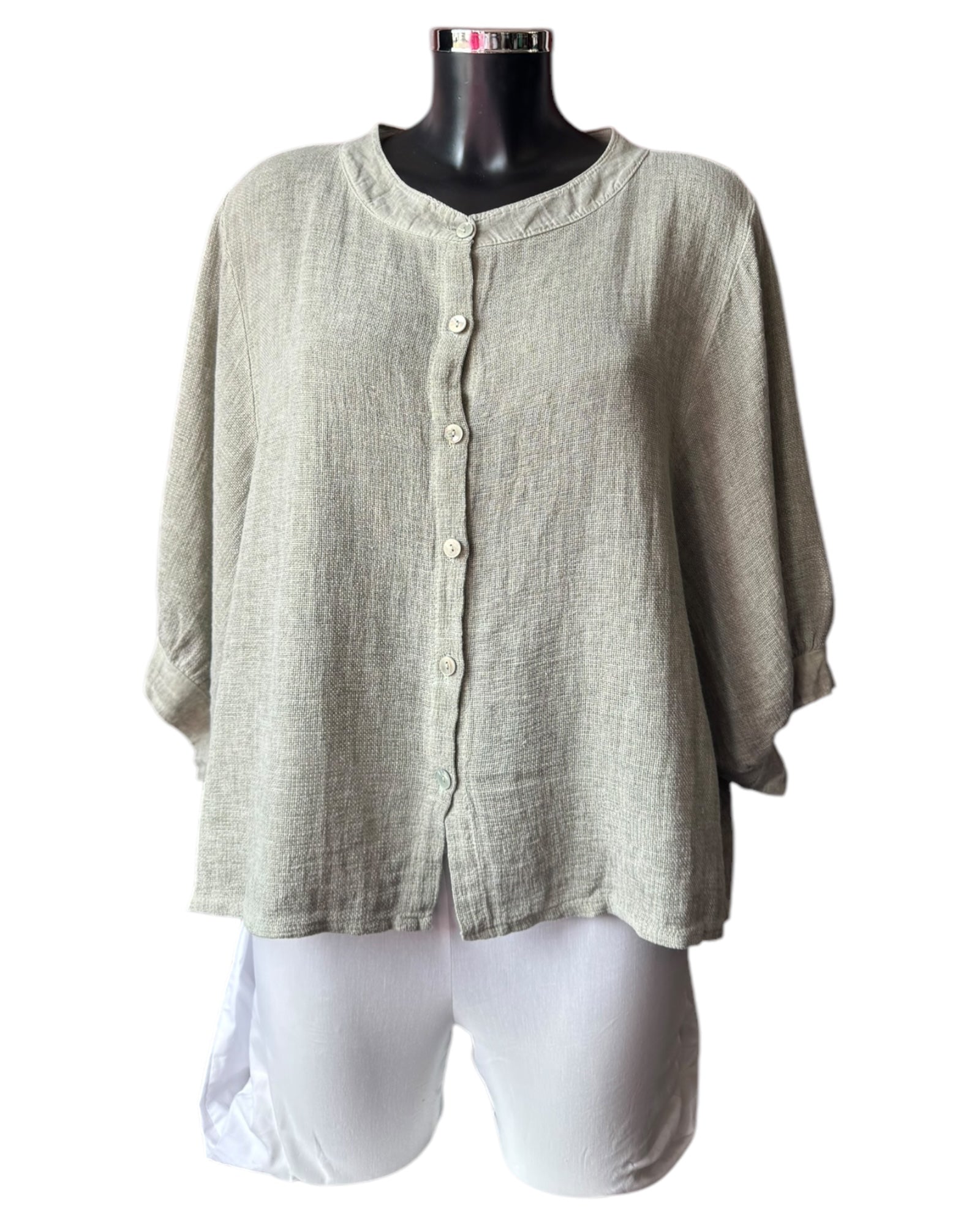 Casey range button through top - Khaki