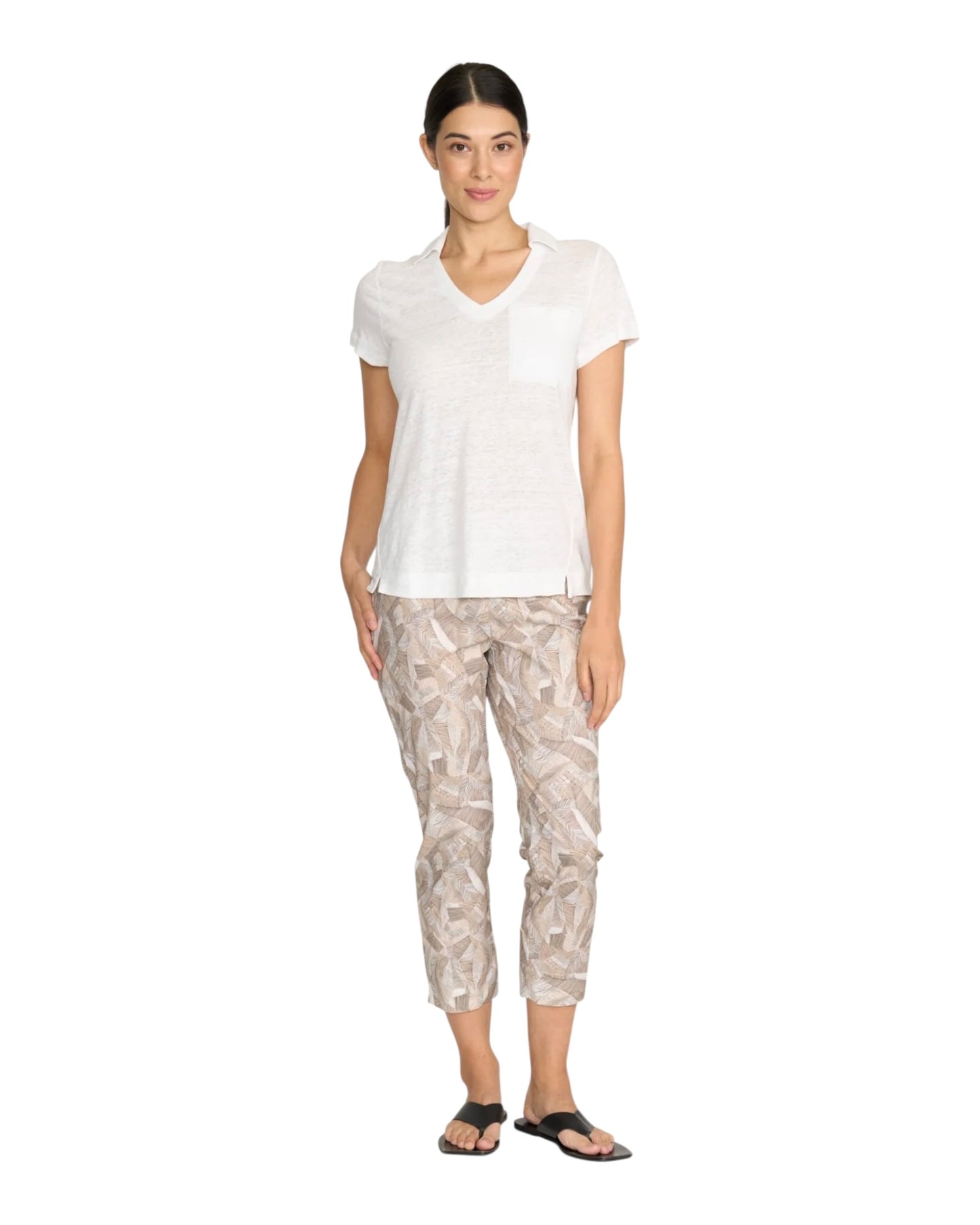 Foil 7/8 signature trapeze trousers - CANOPY