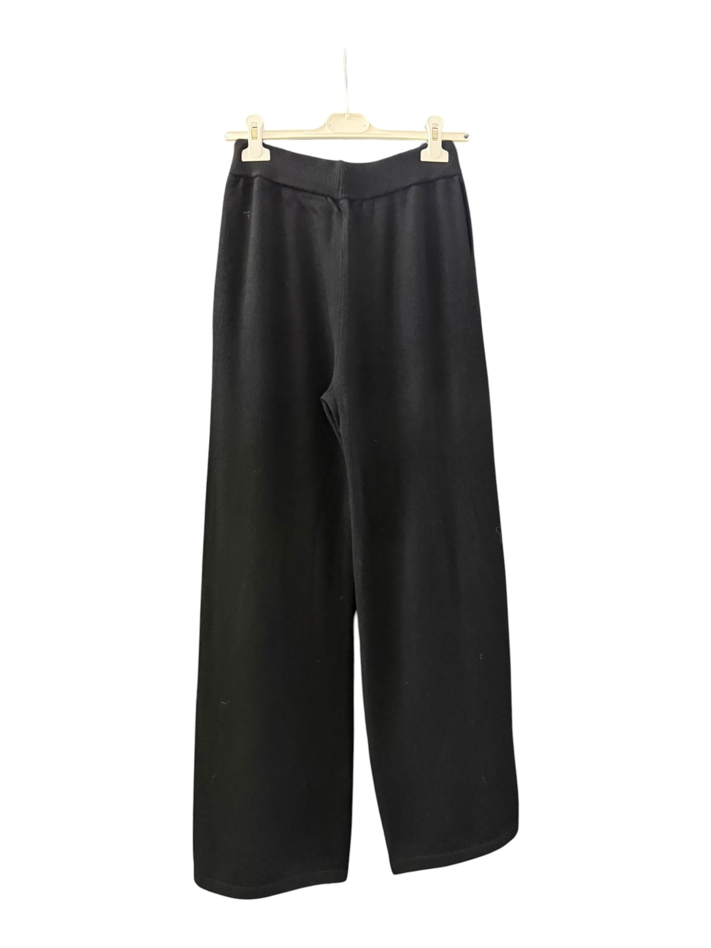 Enya knit wide leg trousers - Black