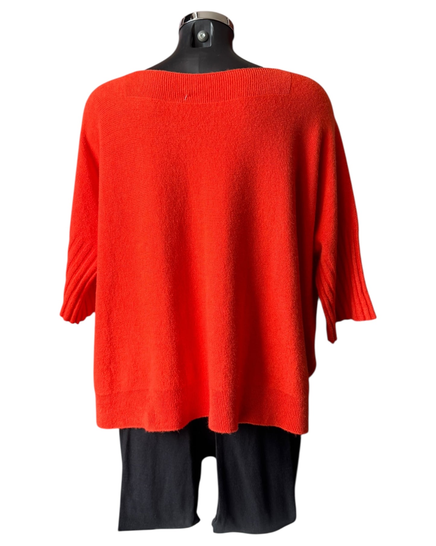 Morgan half sleeve boxy jumper - Orange