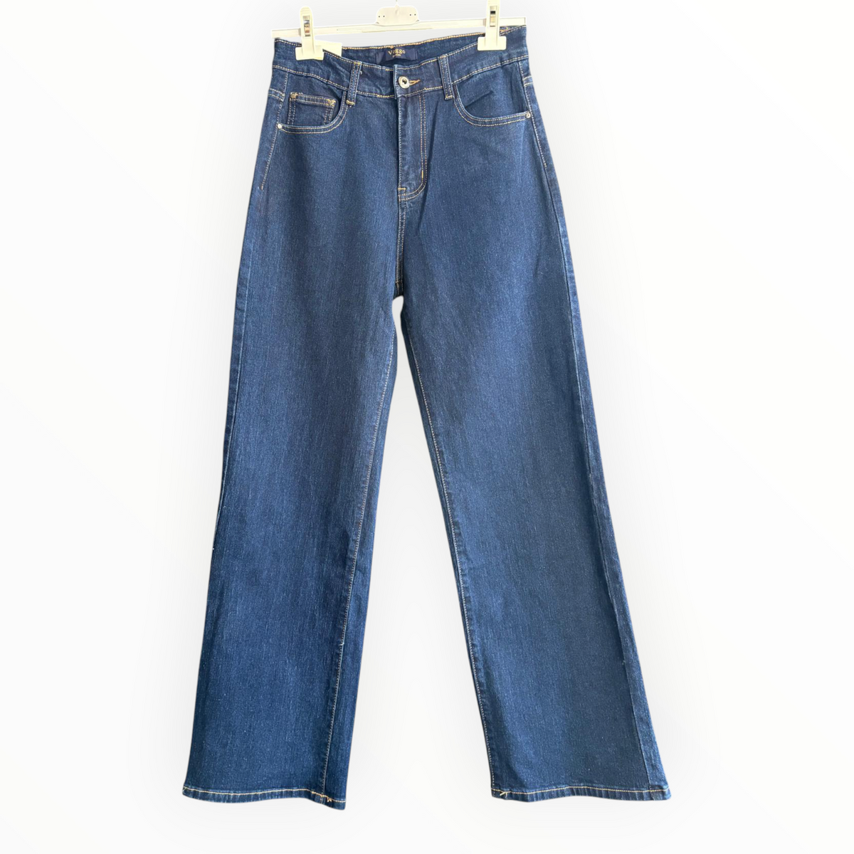 Kayla wide leg dark denim jeans