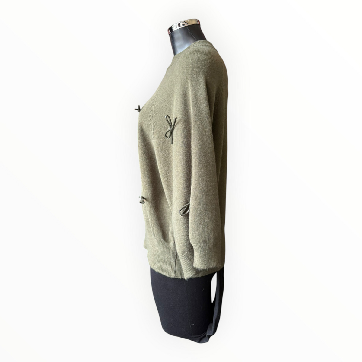 Cassidy bow jumper - Khaki