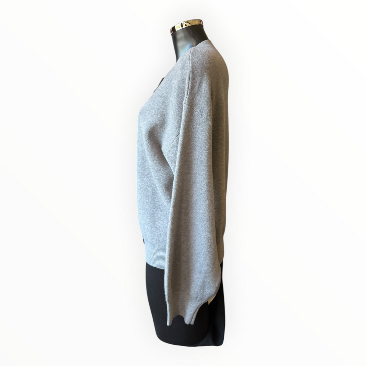 Elaine premium knit cardigan - Grey