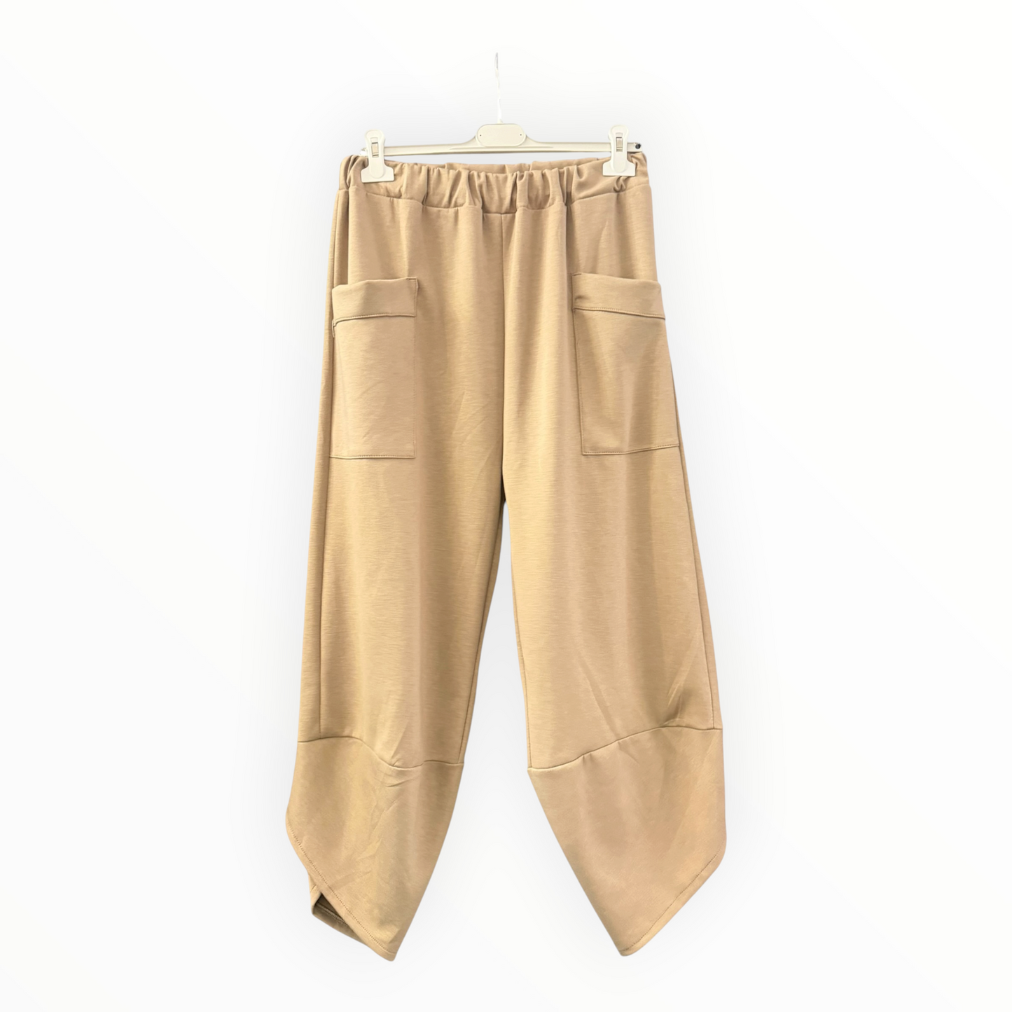 Ronnie barrel leg trousers - Taupe