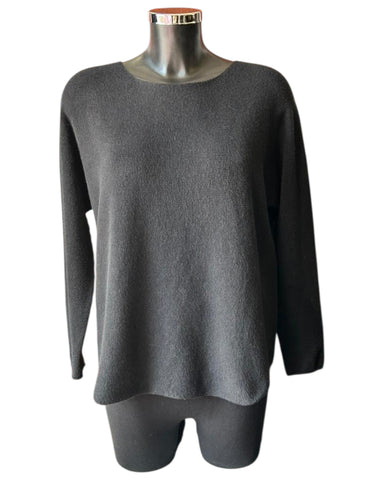 Toni short soft plain jumper - Black