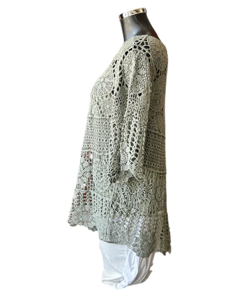 Bridgette 2 piece crochet top - Khaki