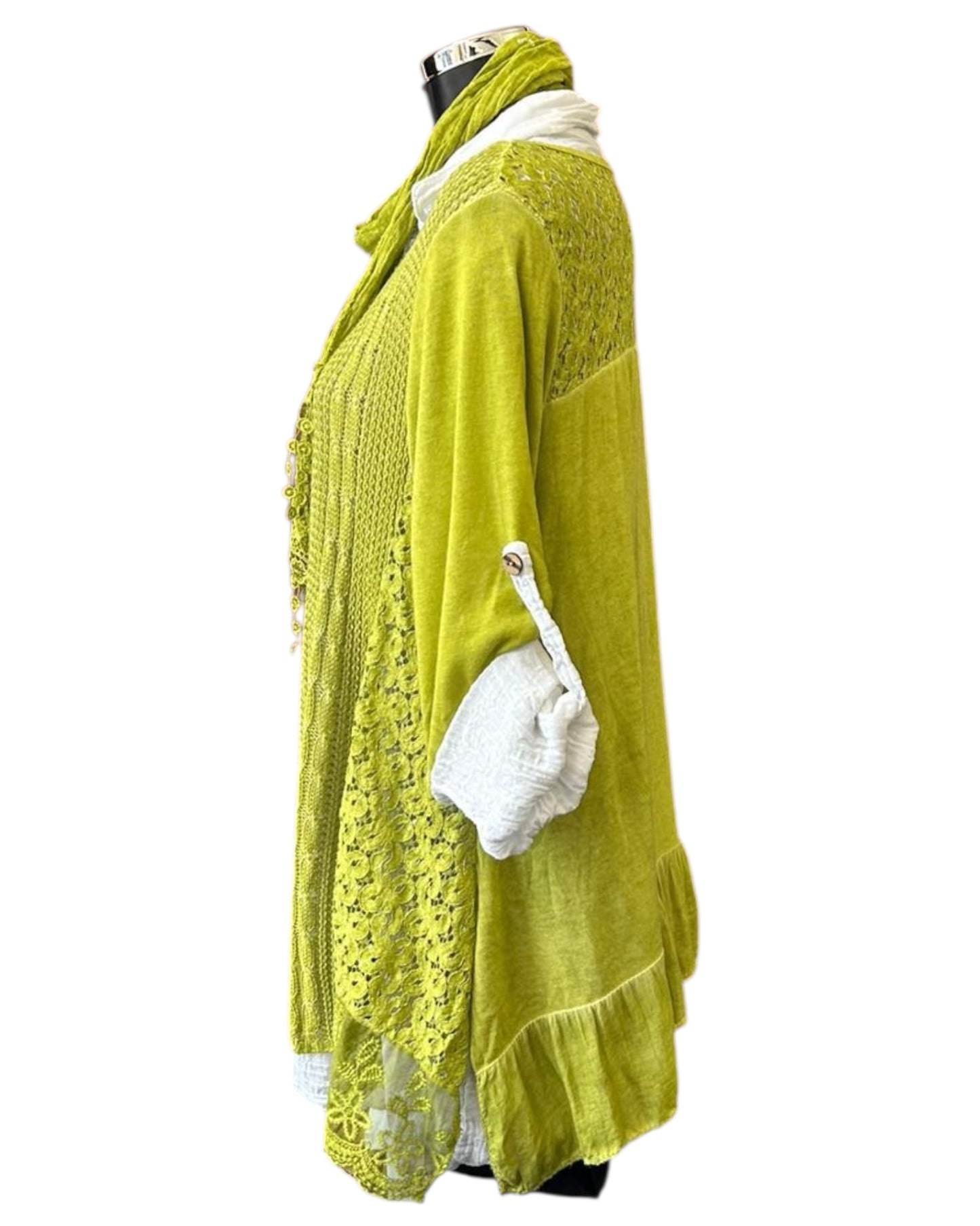 Gigi 2 piece tunic set - Lime
