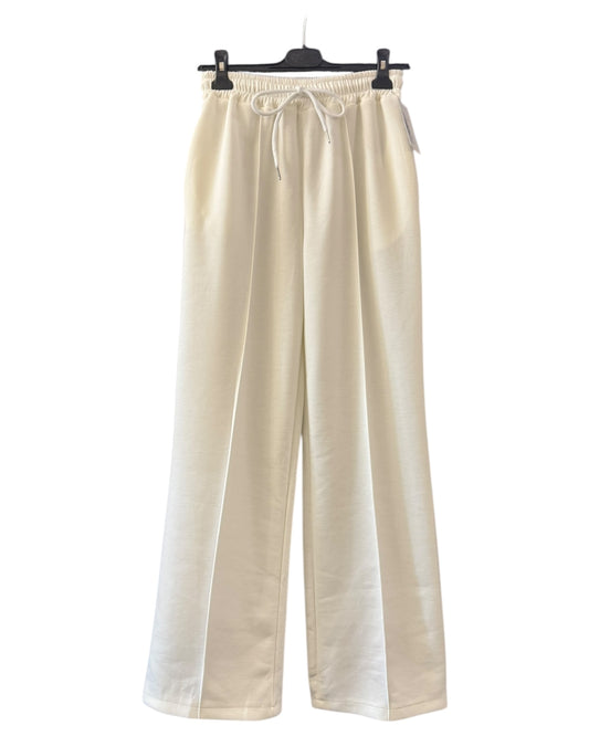 Libby seam front trousers - White