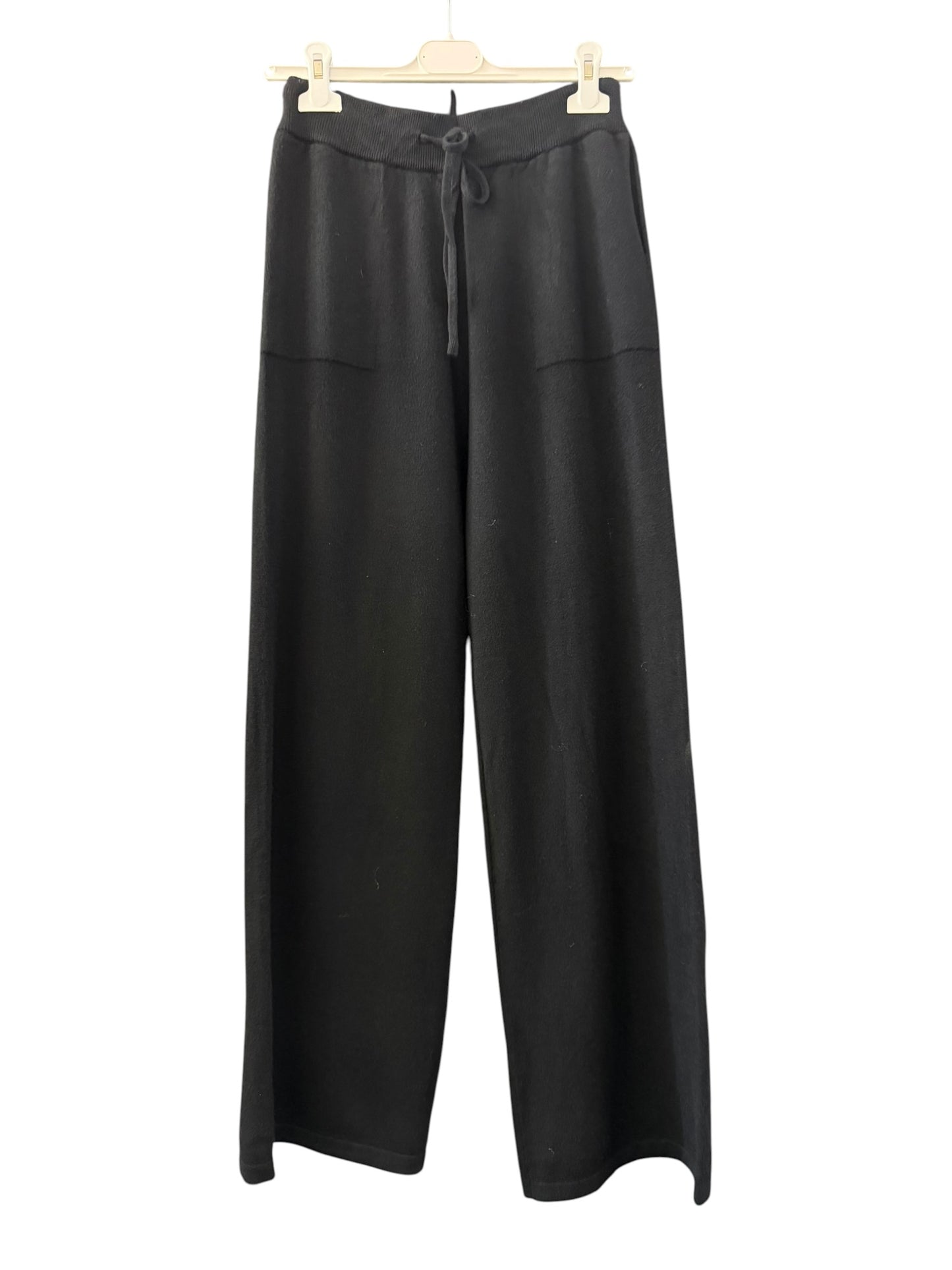 Enya knit wide leg trousers - Black