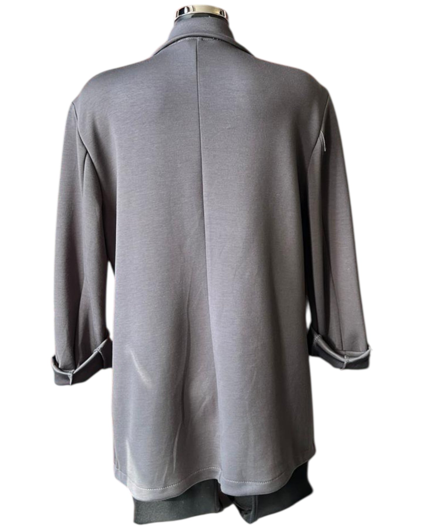 Abbie grey soft touch blazer