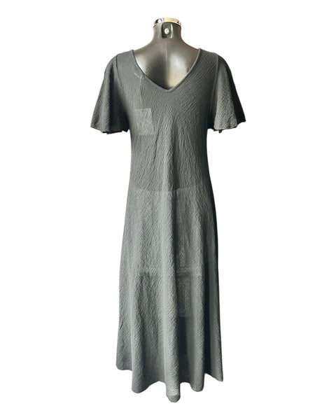 Sophia v neck bias cut dress - Black