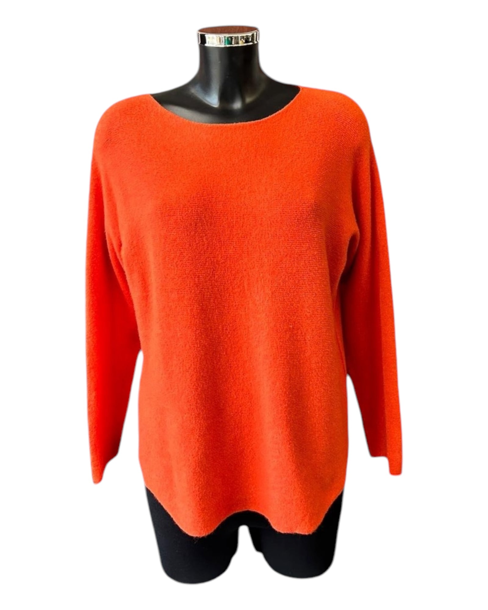 Toni short soft plain jumper - Orange