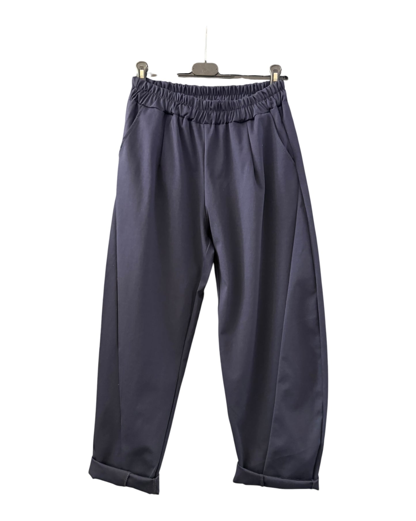 Priya jersey balloon trousers - Navy