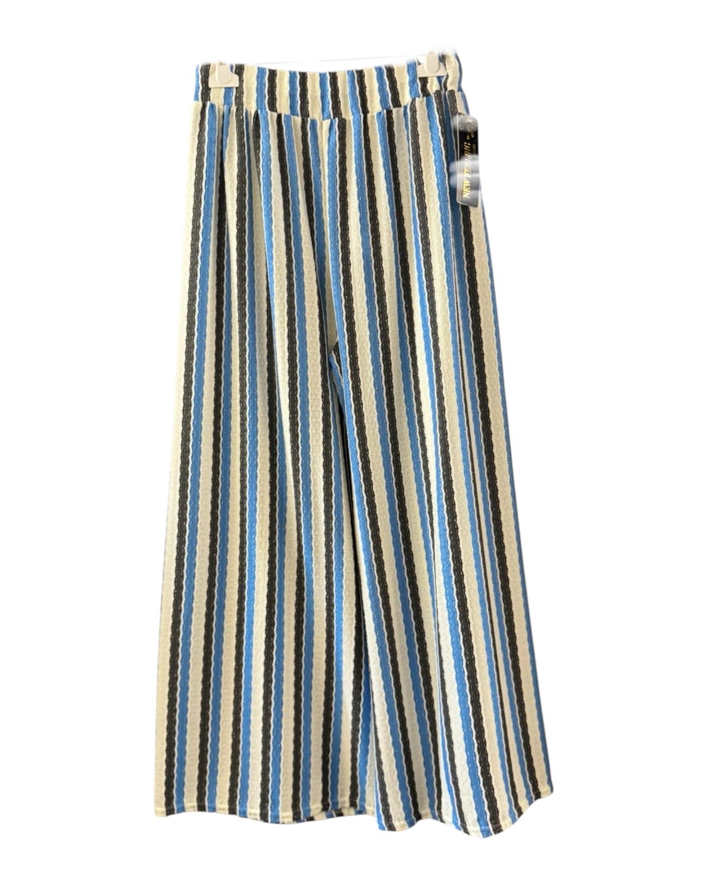 Paloma 2 piece striped co-ord trouser suit - Turquoise mix