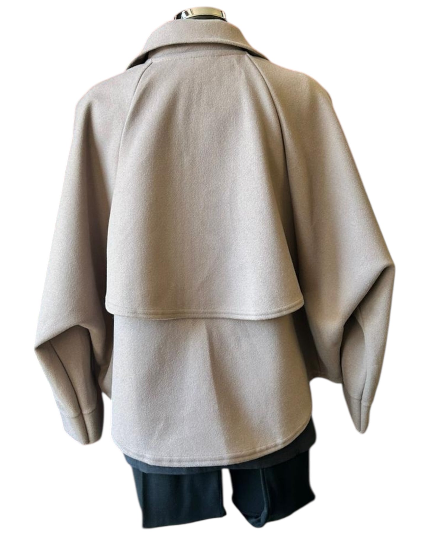 Katrina soft touch collared jacket - Taupe