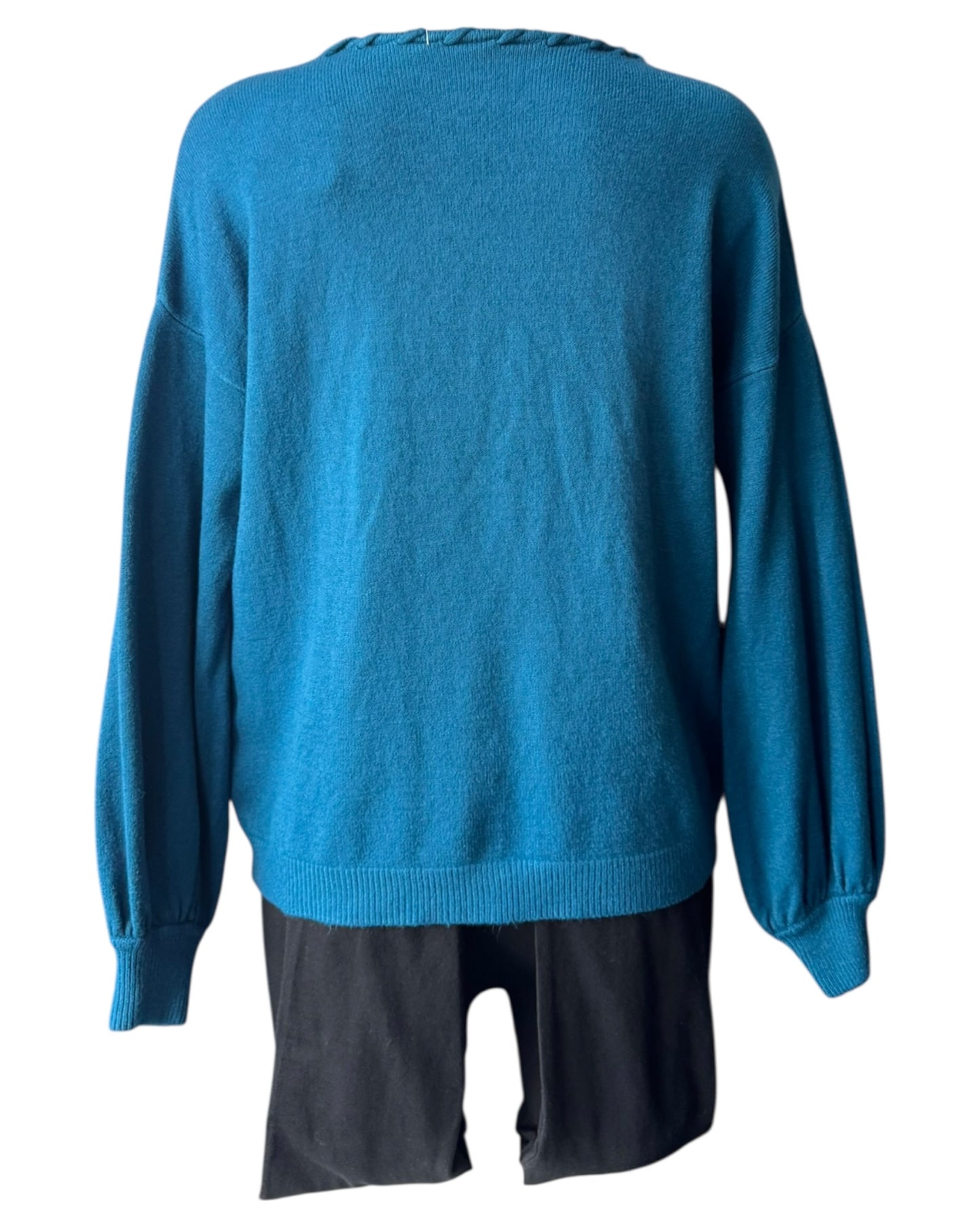 Imogen v neck super soft jumper - Teal