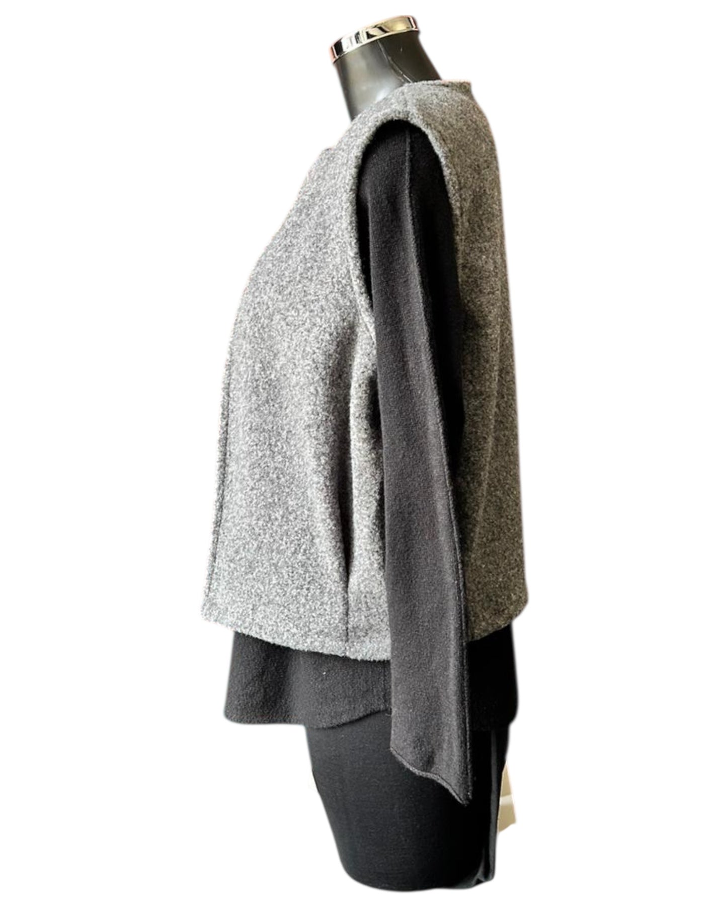 Mila wool feel waistcoat - Grey