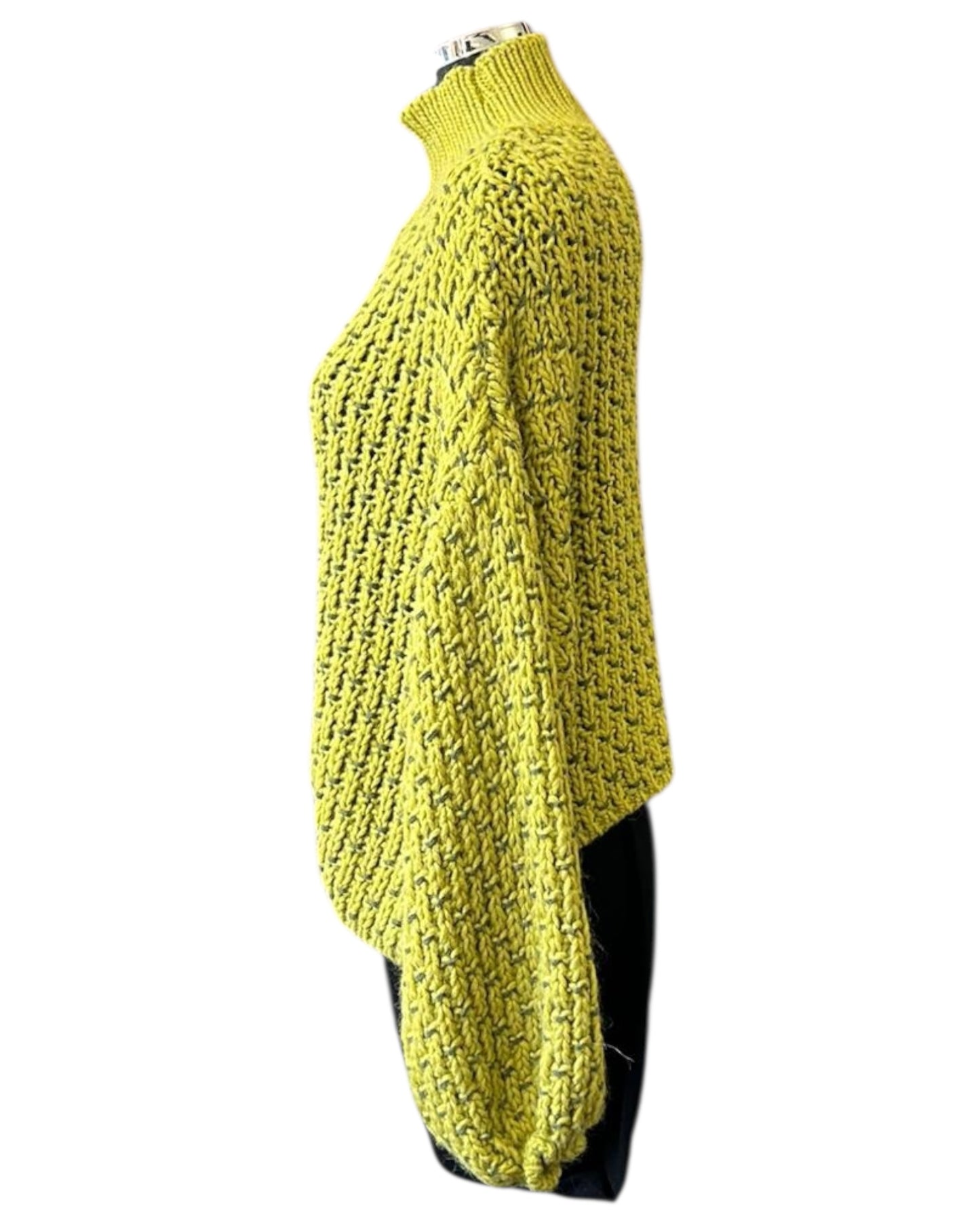 Alice chunky knit jumper - Lime