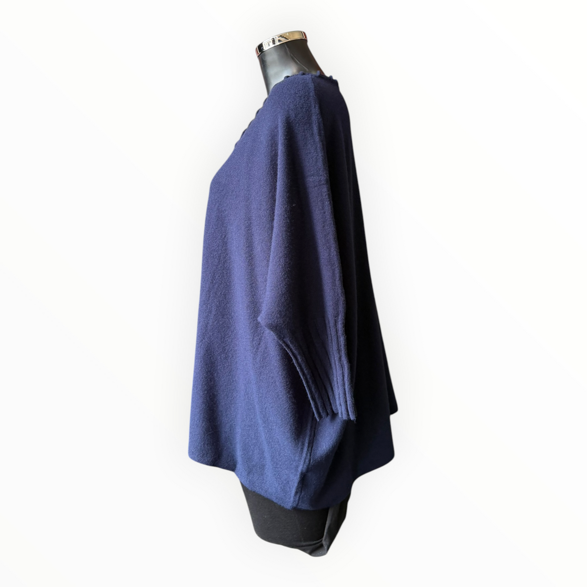 Melissa v neck relaxed fit jumper - Navy