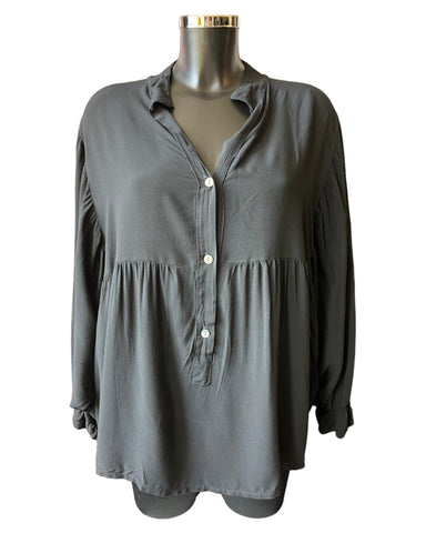 Harriet batwing boho blouse - Black