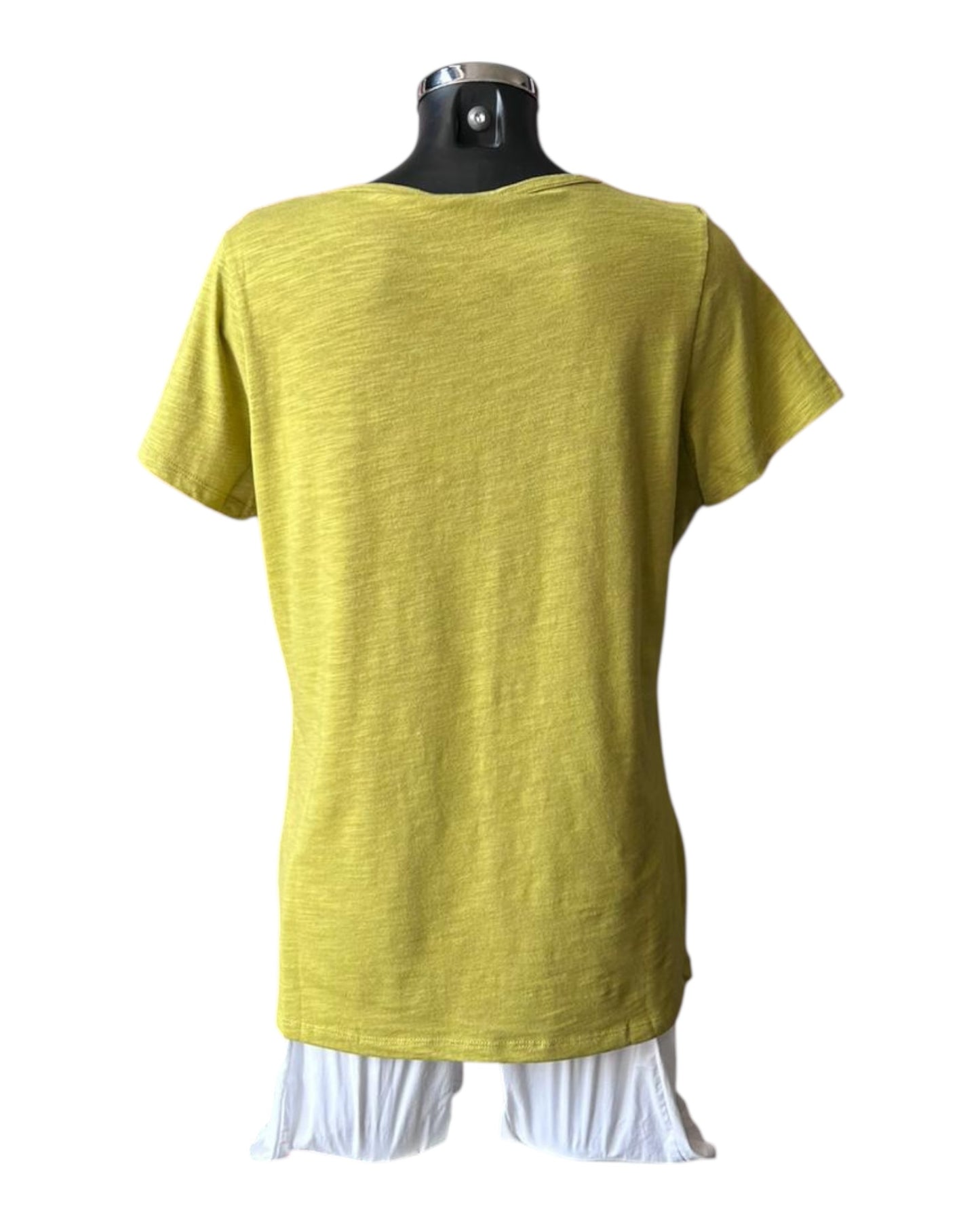Tirelli short sleeve slim fit  t-shirt - Chartreuse