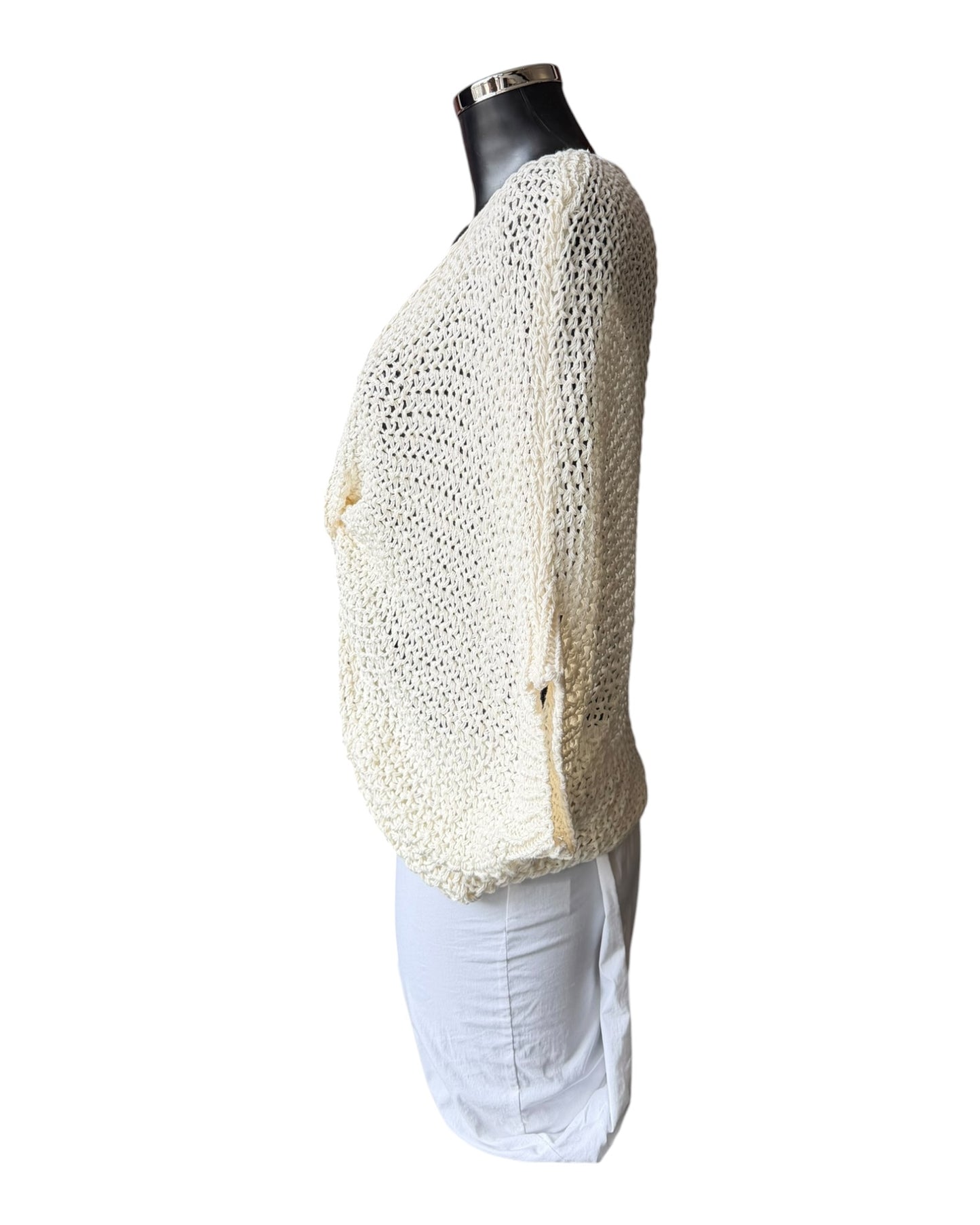 Lauren twist wrap layering jumper - Beige