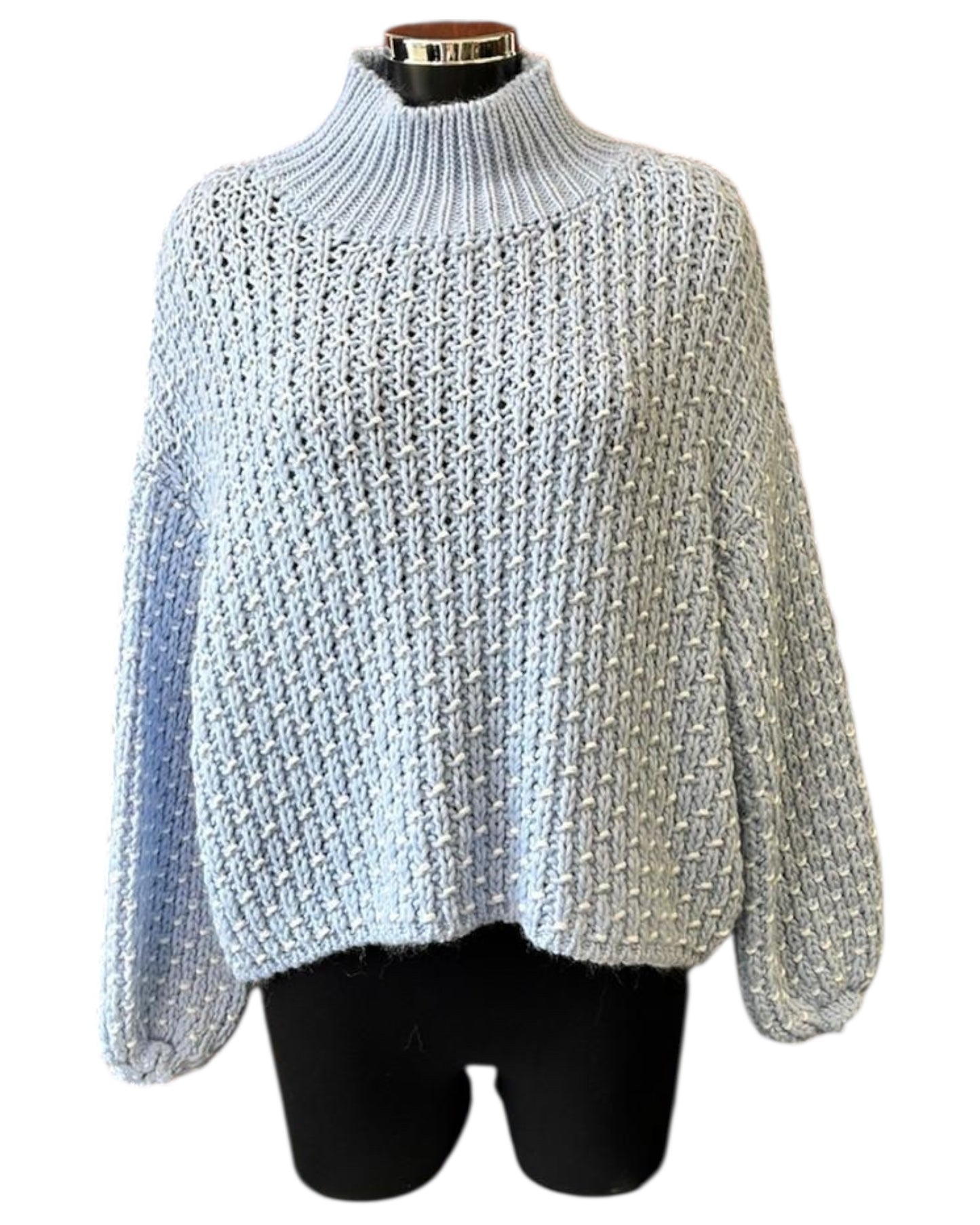 Alice chunky knit jumper - Blue