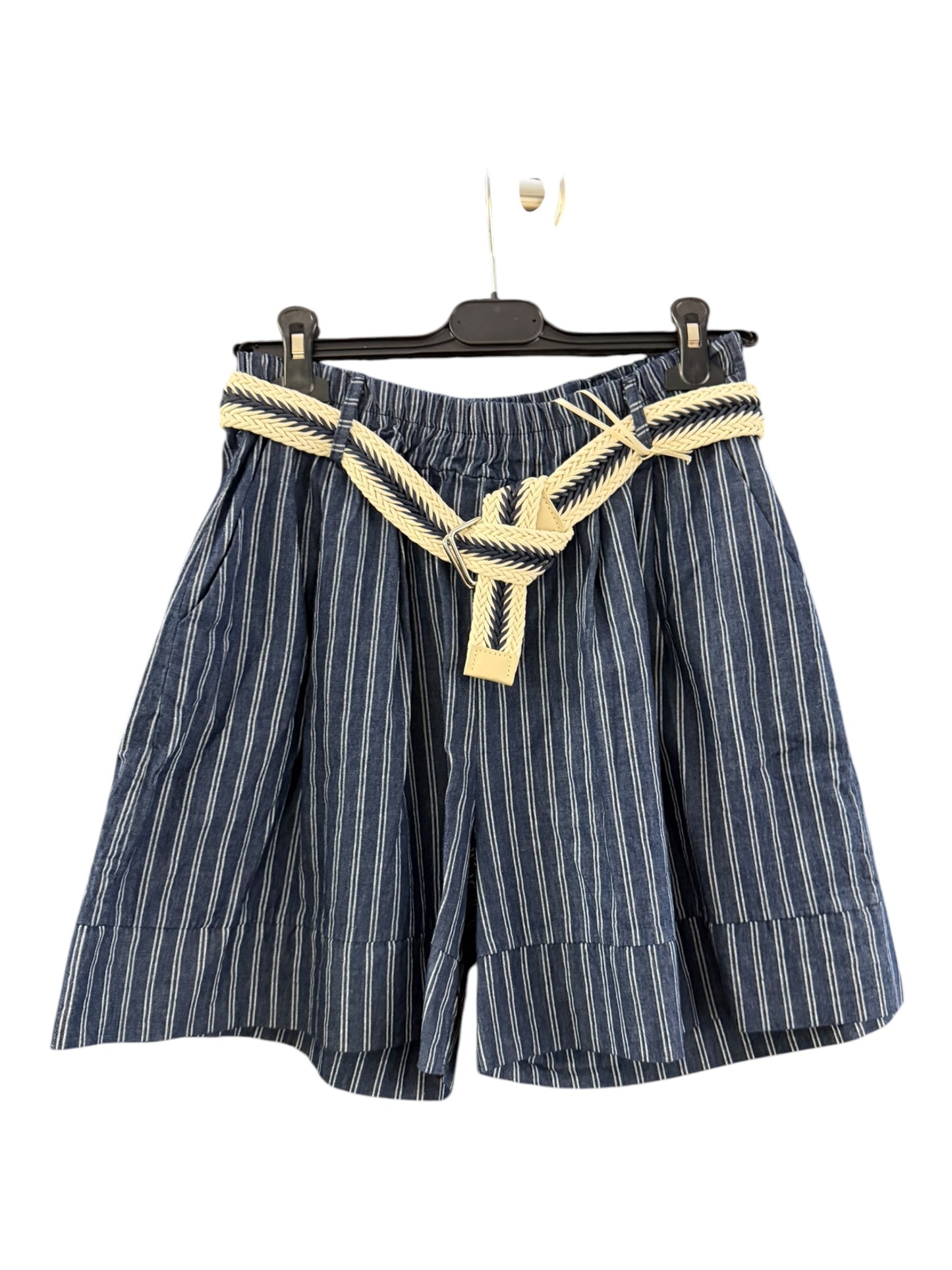 Robyn chambray shorts - stripe