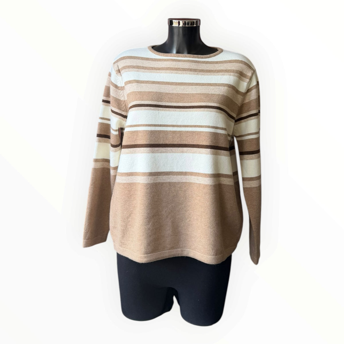Leonie multi striped jumper - Brown mix