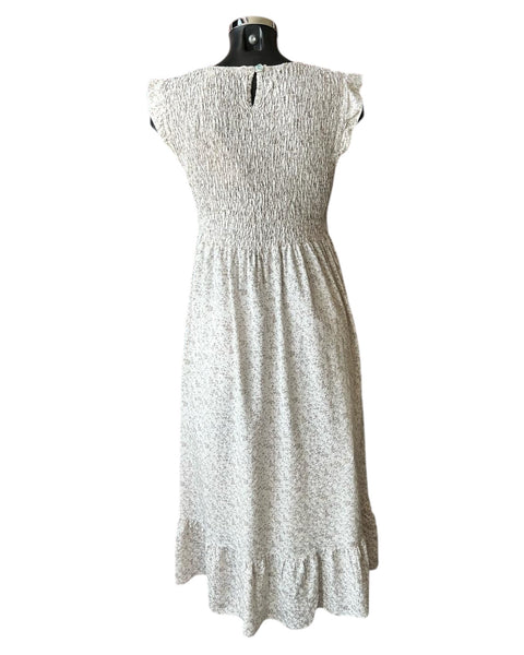 Molly ditsy print dress - Beige
