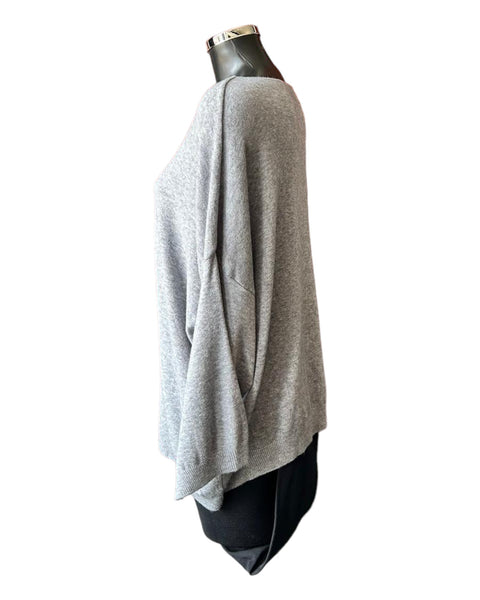 Grace soft knit jumper - Grey